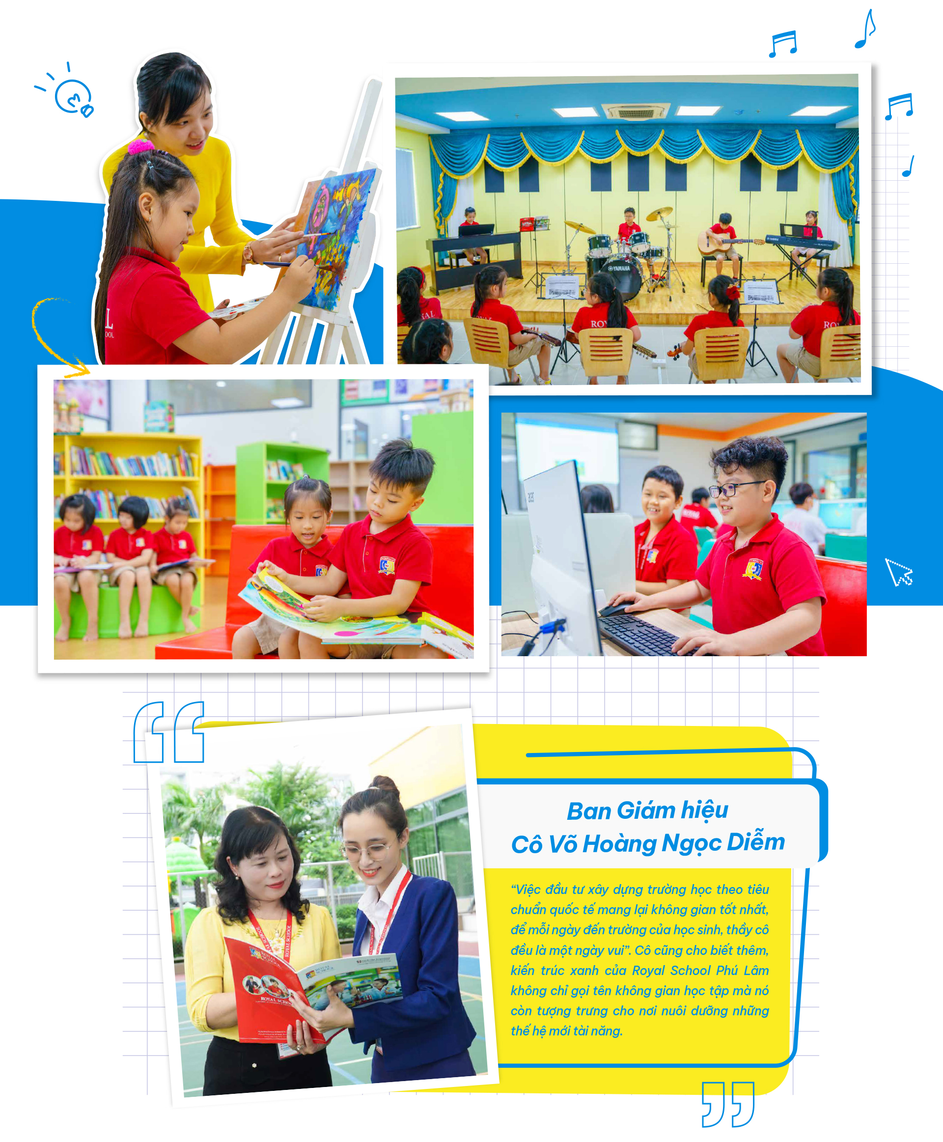 Cảm hứng từ không gian xanh, phòng học ‘chuẩn Tây’ của Royal School Phú Lâm - Ảnh 5.