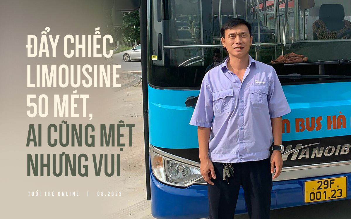 Tài xế xe buýt giúp đẩy limousine giải ách tắc trên cầu Vĩnh Tuy: