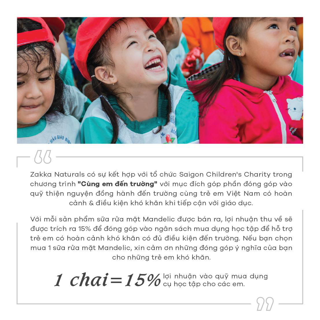 Zakka Naturals chung tay cùng Saigon Childrens Charity giúp đỡ học sinh khó khăn tại Trà Vinh - Ảnh 4.