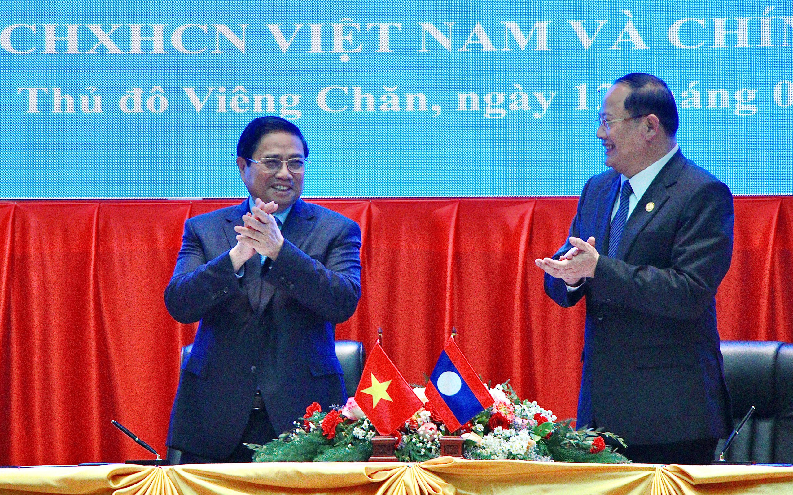 Chuyến thăm của Thủ tướng Phạm Minh Chính tạo xung lực mới cho quan hệ Việt - Lào