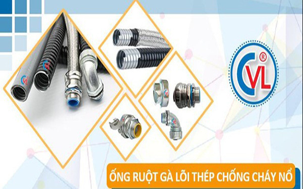 Cát Vạn Lợi sản xuất 4 loại ống ruột gà luồn dây điện