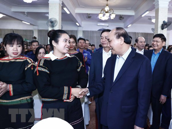Chủ tịch nước Nguyễn Xuân Phúc kiểm tra công tác trực Tết của Bộ đội biên phòng Đắk Lắk - Ảnh 2.