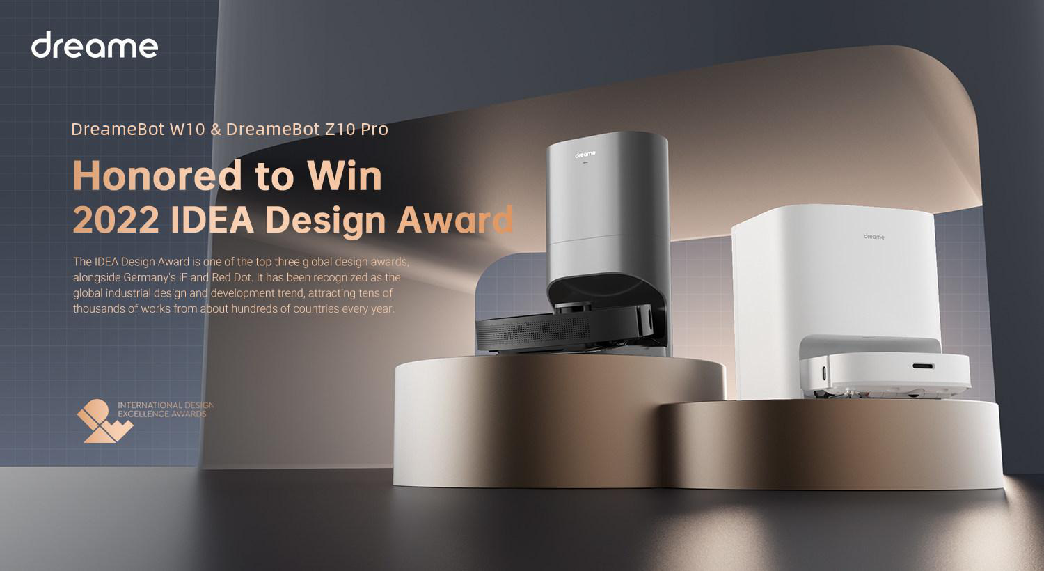 Dreame giành được Giải thưởng Thiết kế đột phá tại IDEA Design Award - Ảnh 1. Dreame giành được Giải thưởng Thiết kế đột phá tại IDEA Design Award - Ảnh 1.