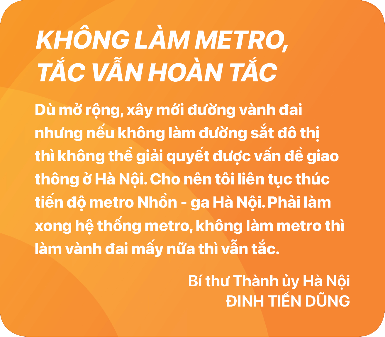 Bí thư Thành ủy Hà Nội Đinh Tiến Dũng: Thật lòng với dân và mình phải là dân - Ảnh 4.