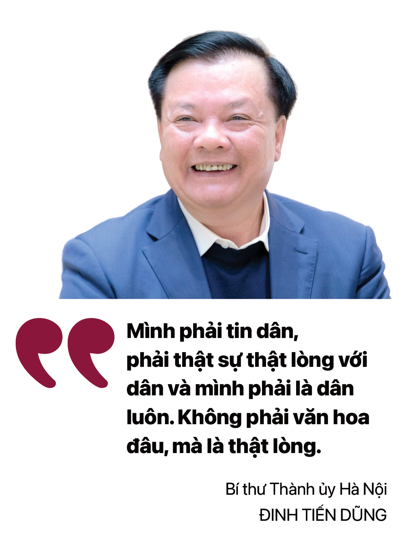Bí thư Thành ủy Hà Nội Đinh Tiến Dũng: Thật lòng với dân và mình phải là dân - Ảnh 12.