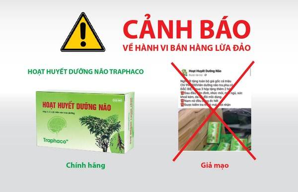 Tung chiêu 99.000 đồng 5 hộp thuốc hoạt huyết dưỡng não, mua thật ra "hàng nhái"