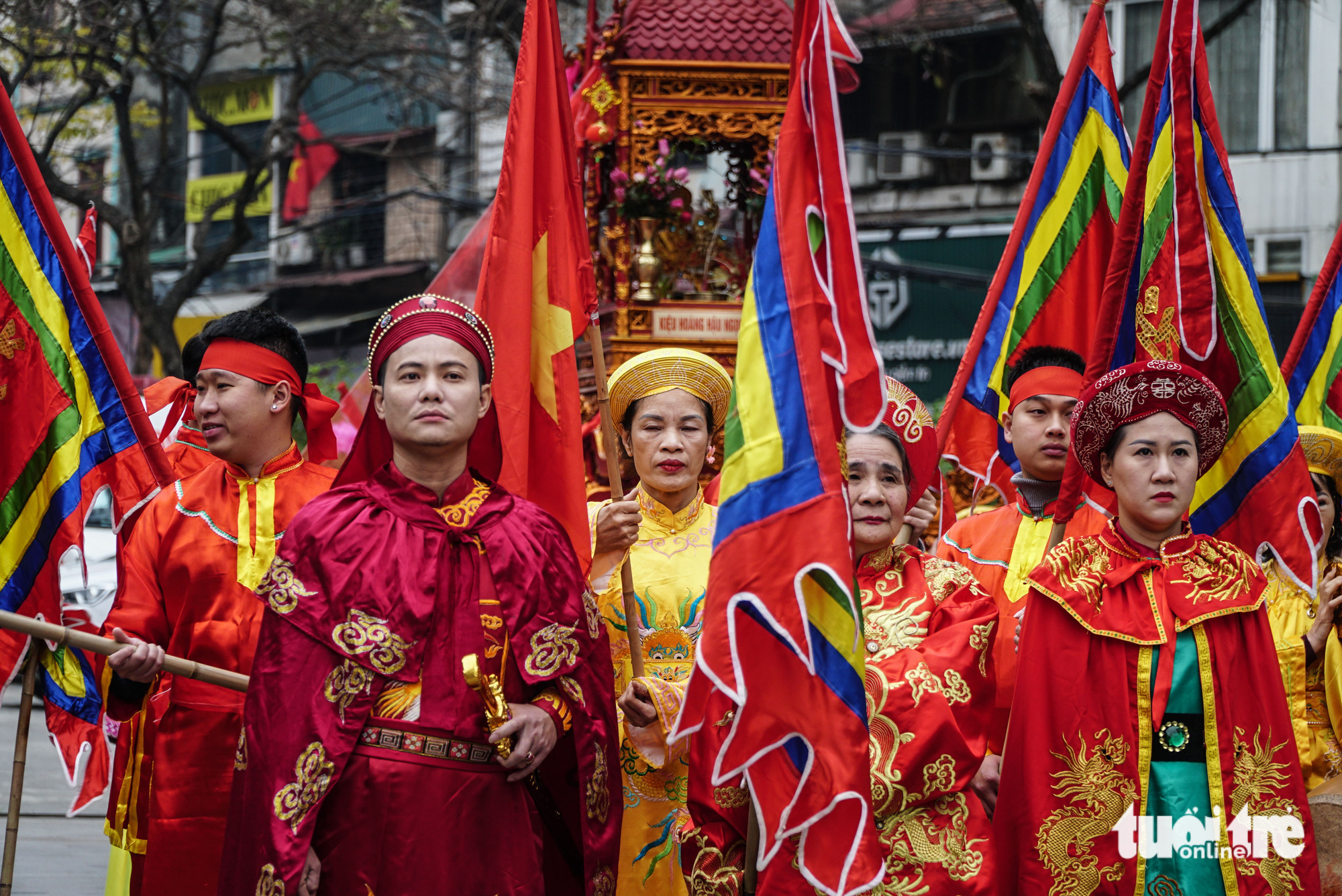 Tái hiện hình ảnh Vua Quang Trung trong lễ hội Đống Đa - Ảnh 4.