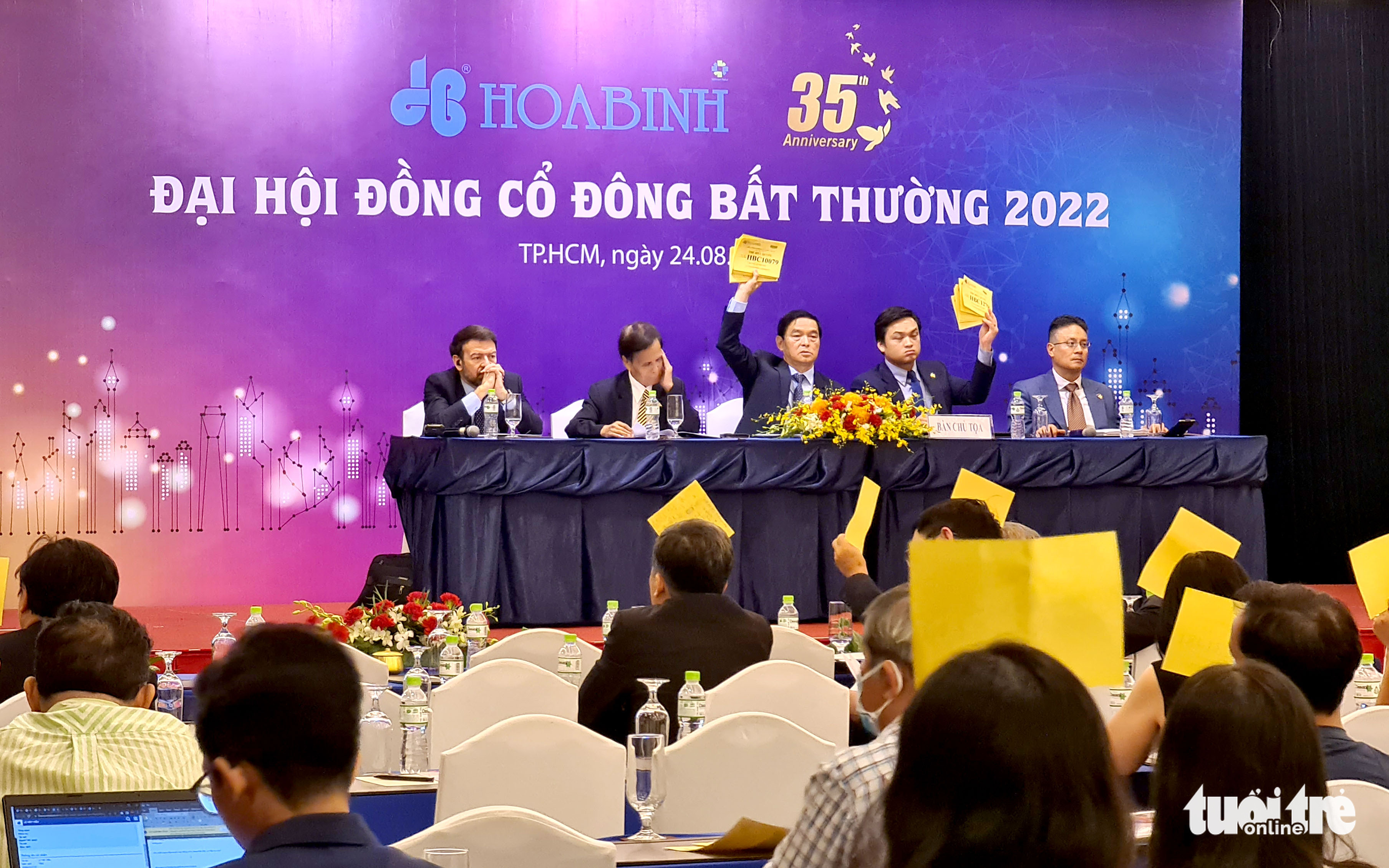 Tập đoàn Hòa Bình sẽ đại hội bất thường để bãi nhiệm thành viên HĐQT? - Ảnh 1.