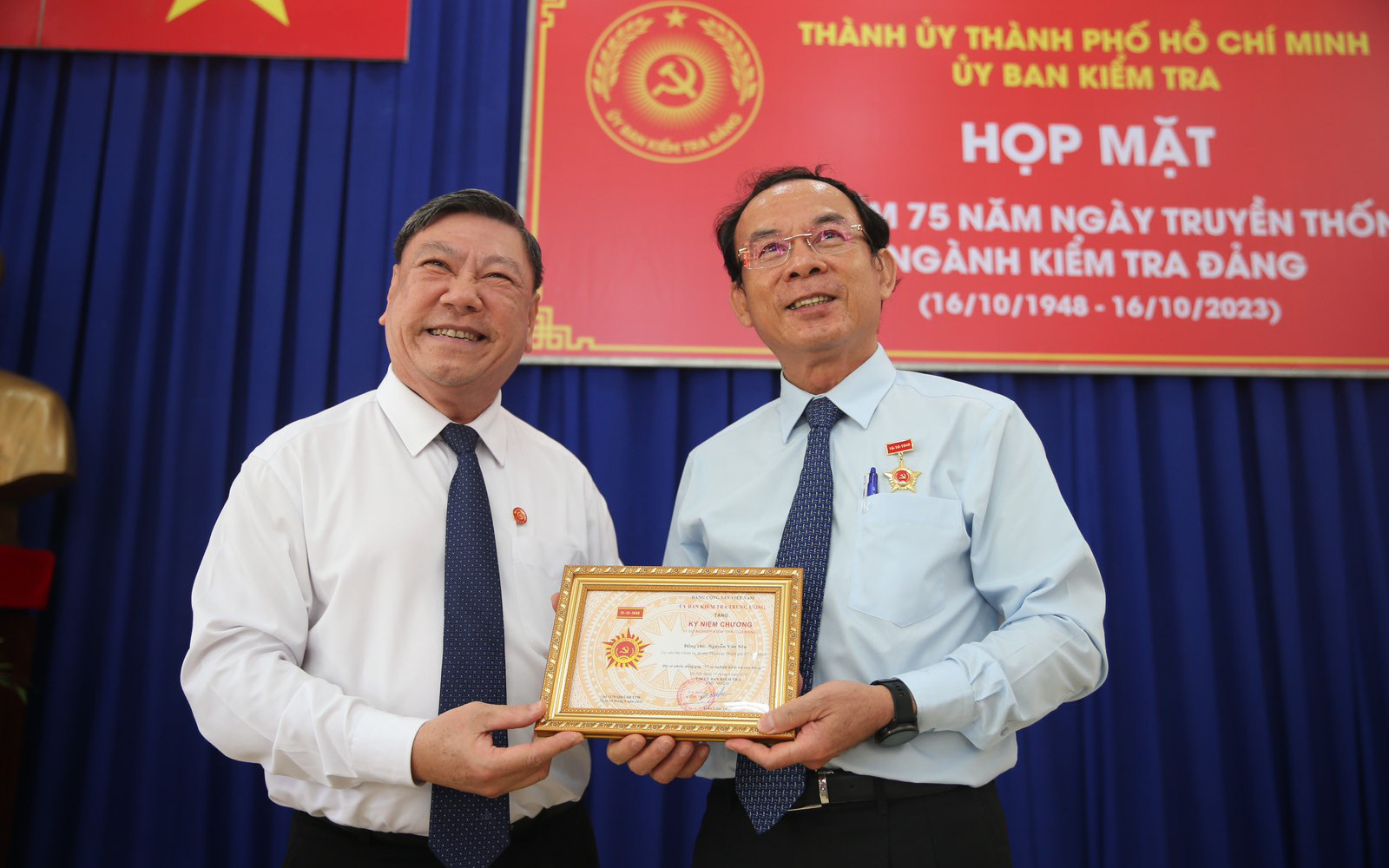 Chủ nhiệm Ủy ban Kiểm tra Thành ủy TP.HCM: Tăng cường kiểm tra dấu hiệu vi phạm qua đơn thư, báo chí- Ảnh 2. Bí thư Nguyễn Văn Nên: Ngành kiểm tra Đảng TP.HCM góp phần xử lý nghiêm minh tham nhũng, tiêu cực