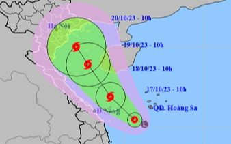Áp thấp nhiệt đới có khả năng mạnh lên thành bão trên biển miền Trung