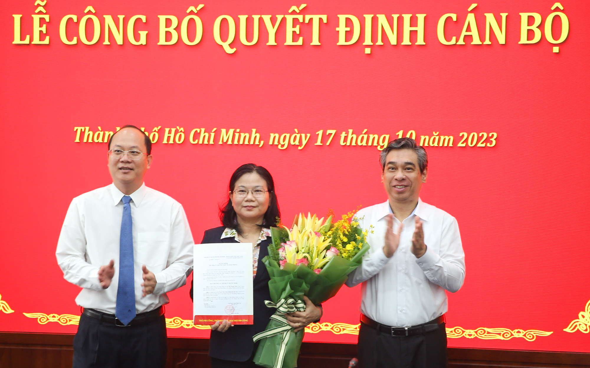 Phó chánh Văn phòng Thành ủy TP.HCM làm phó bí thư thường trực Quận ủy quận 5- Ảnh 2. Bà Lê Thị Thanh Thúy làm phó chánh Văn phòng Thành ủy TP.HCM