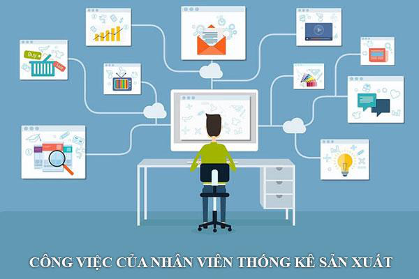 Công việc nhân viên thống kê sản xuất - Ảnh: Internet