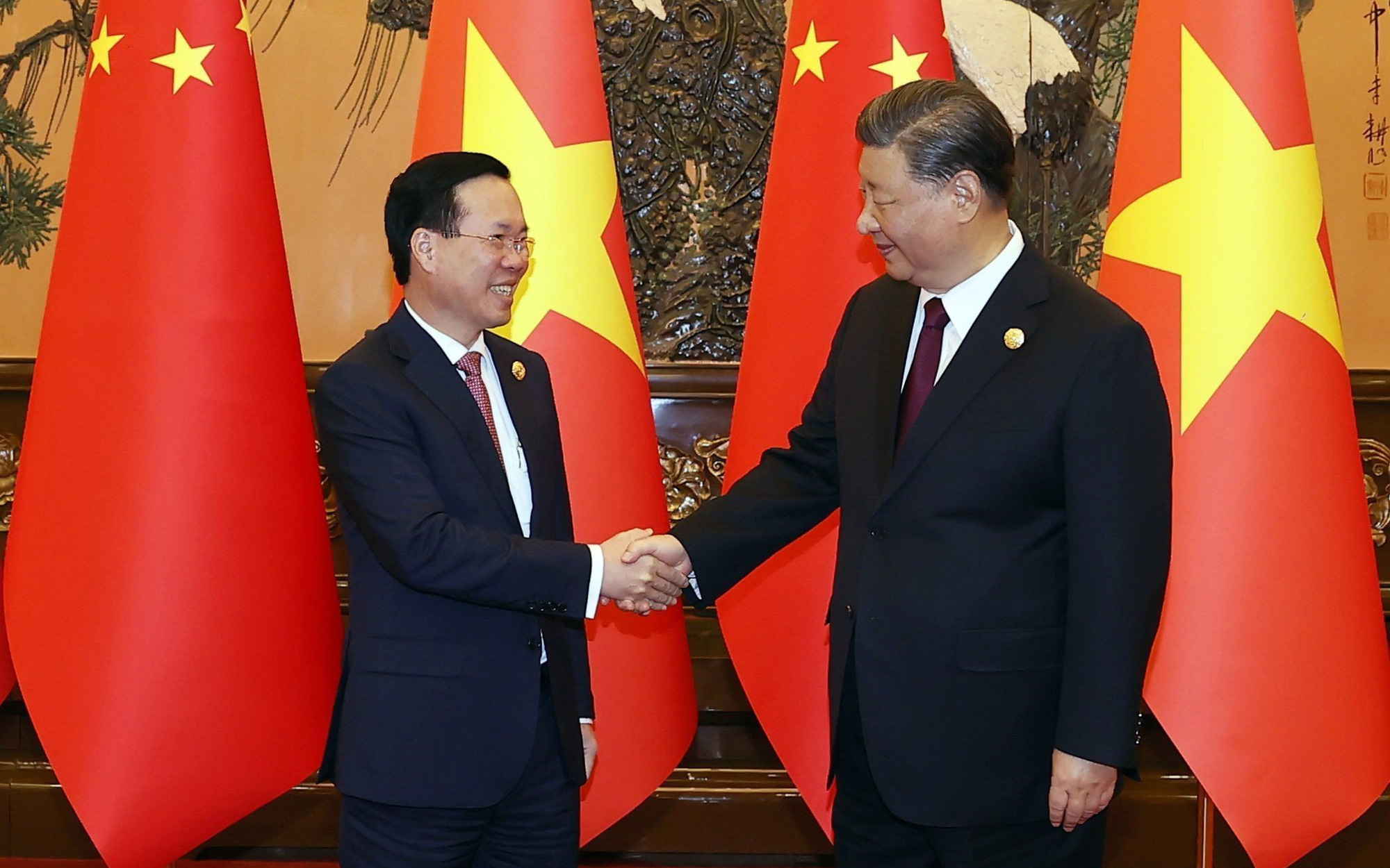 Ông Tập Cận Bình và phu nhân thăm Việt Nam từ 12-12- Ảnh 2. Tổng bí thư Tập Cận Bình: Trung Quốc ủng hộ một Việt Nam lớn mạnh