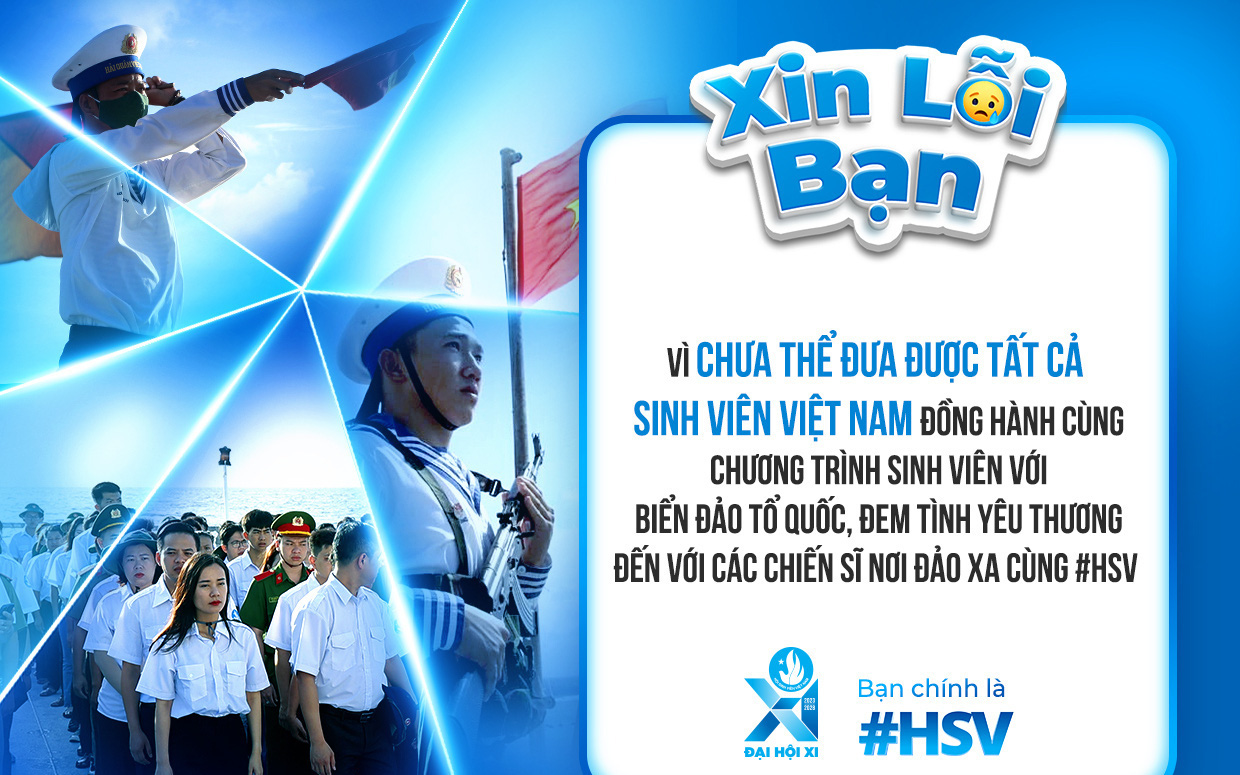 Sức nóng bộ ảnh "Cảm ơn - Xin lỗi" từ Hội Sinh viên Việt Nam