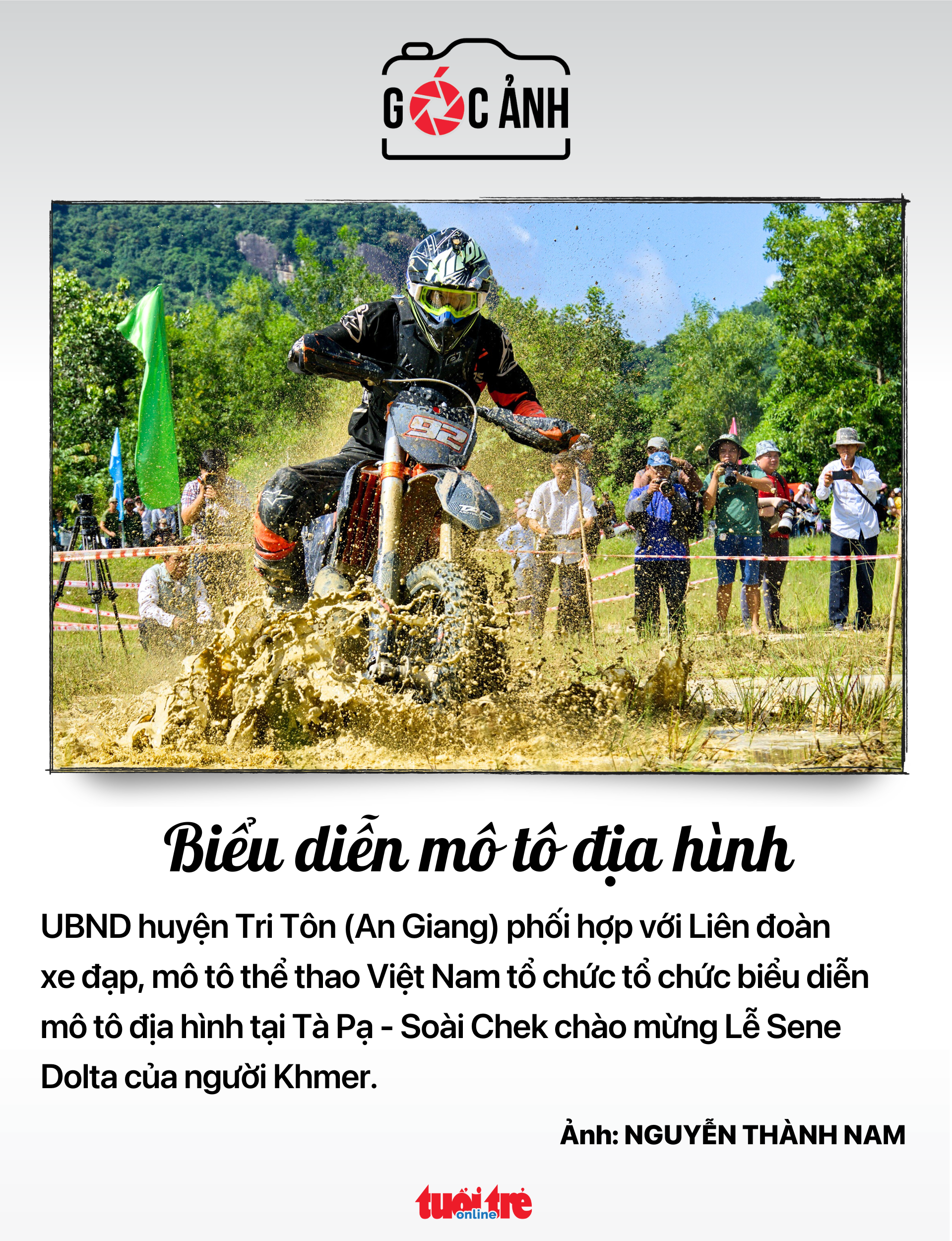 オフロードバイクのパフォーマンス - 写真: NGUYEN THANH NAM オフロードバイクのパフォーマンス - 写真: NGUYEN THANH NAM