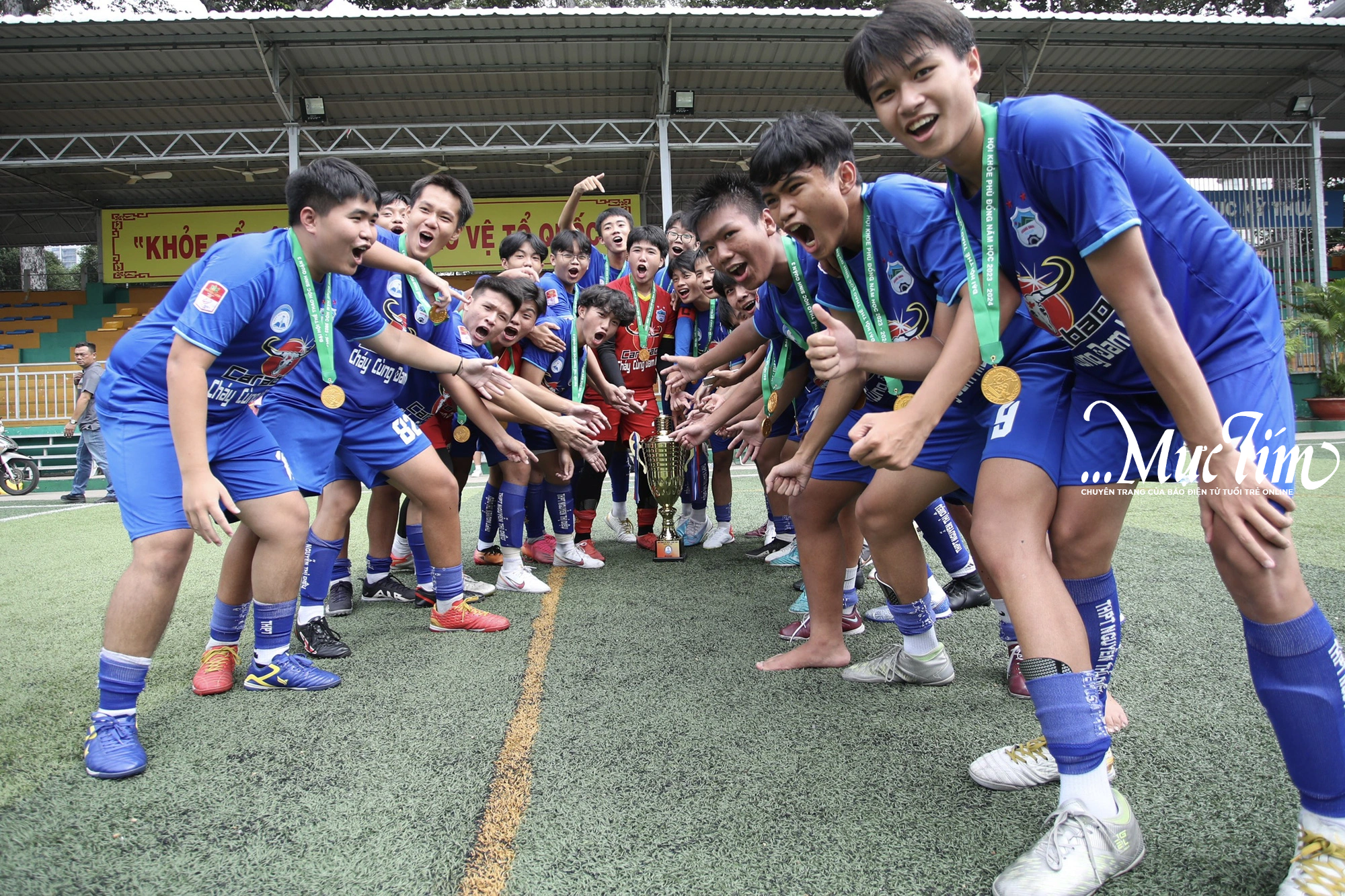Trường THPT Nguyễn Thị Diệu vô địch bóng đá Hội khỏe Phù Đổng quận 3 - Ảnh 6.