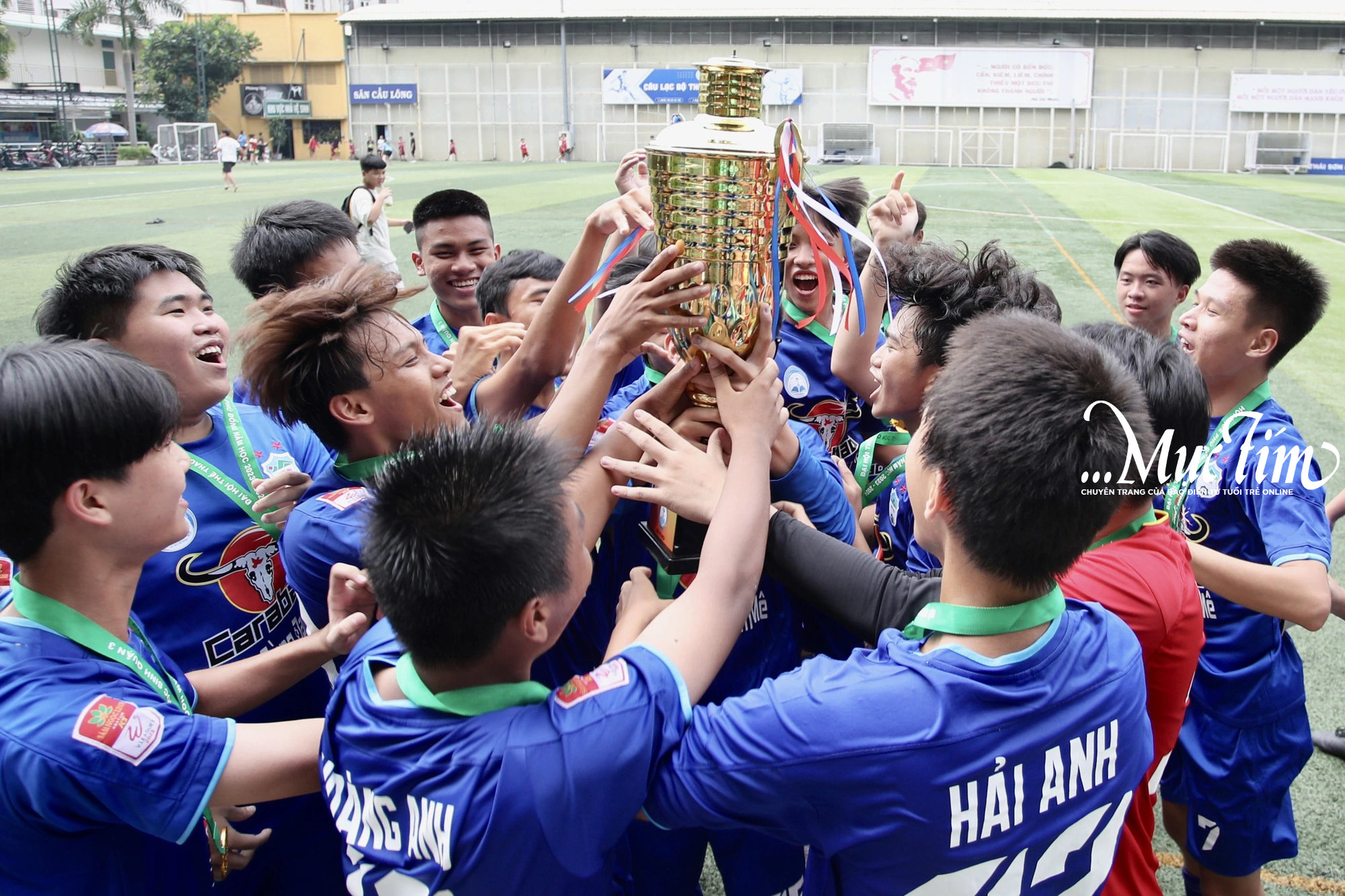 Trường THPT Nguyễn Thị Diệu vô địch bóng đá Hội khỏe Phù Đổng quận 3 - Ảnh 7.