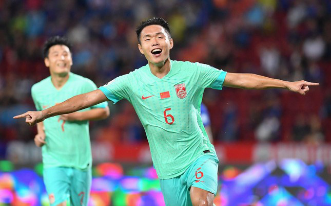 Tuyển bóng đá Thái Lan đón nhận tin vui- Ảnh 2. Thái Lan thua Trung Quốc trên sân nhà ở vòng loại World Cup 2026