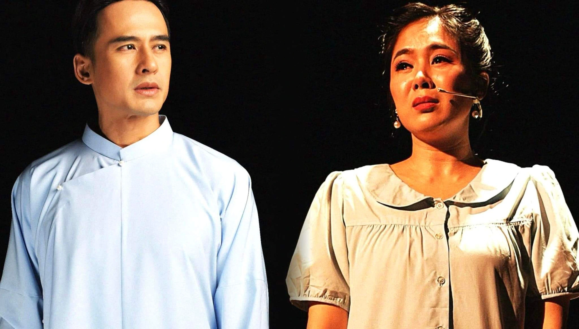 ルオン・ザ・タン(左表紙)とレ・フォンと劇の登場人物「ドゥエンの誓い」 - 写真:Then Dang Drama ルオン・ザ・タン(左表紙)とレ・フォンと劇の登場人物「ドゥエンの誓い」 - 写真:Then Dang Drama