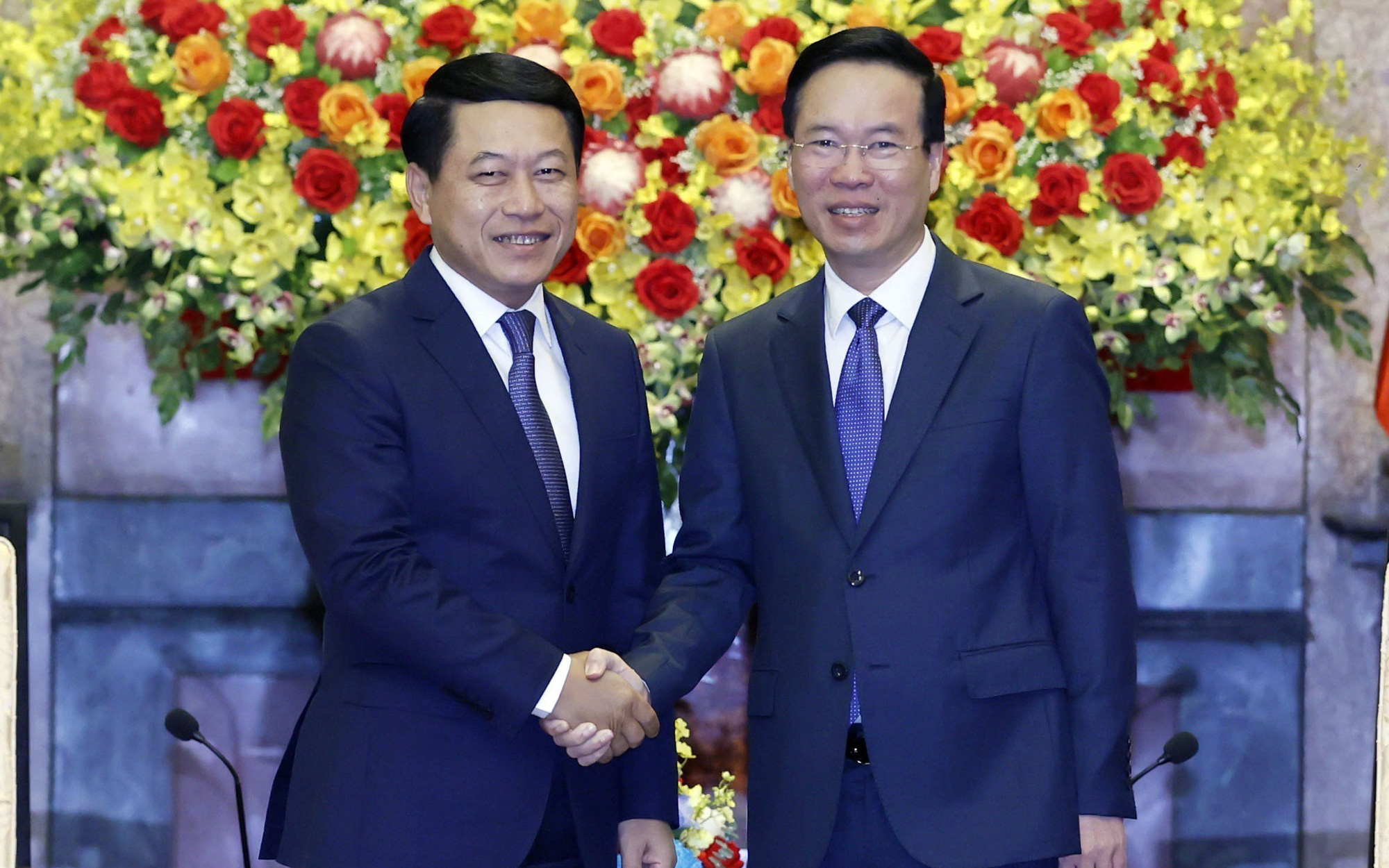 Thủ tướng Lào bắt đầu chuyến thăm chính thức Việt Nam- Ảnh 5. Việt Nam ủng hộ Lào tổ chức thành công năm Chủ tịch ASEAN 2024