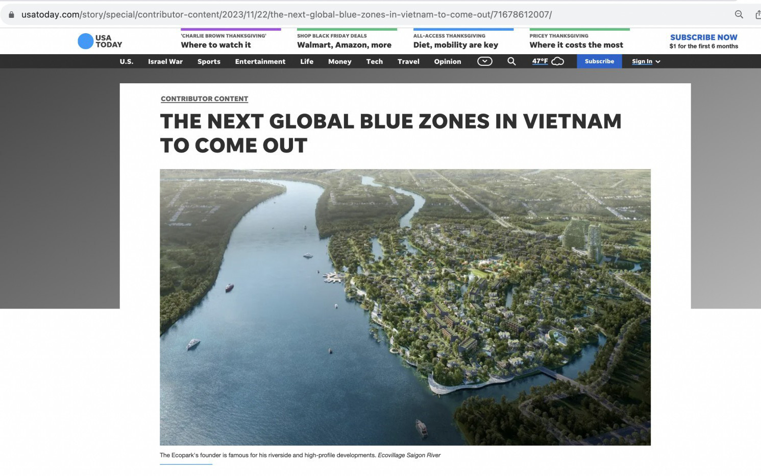 Khám phá Tết ở vùng đất Blue Zones đầu tiên Việt Nam- Ảnh 10. Thời báo hàng đầu Mỹ: Việt Nam xuất hiện vùng đất blue zones đầu tiên