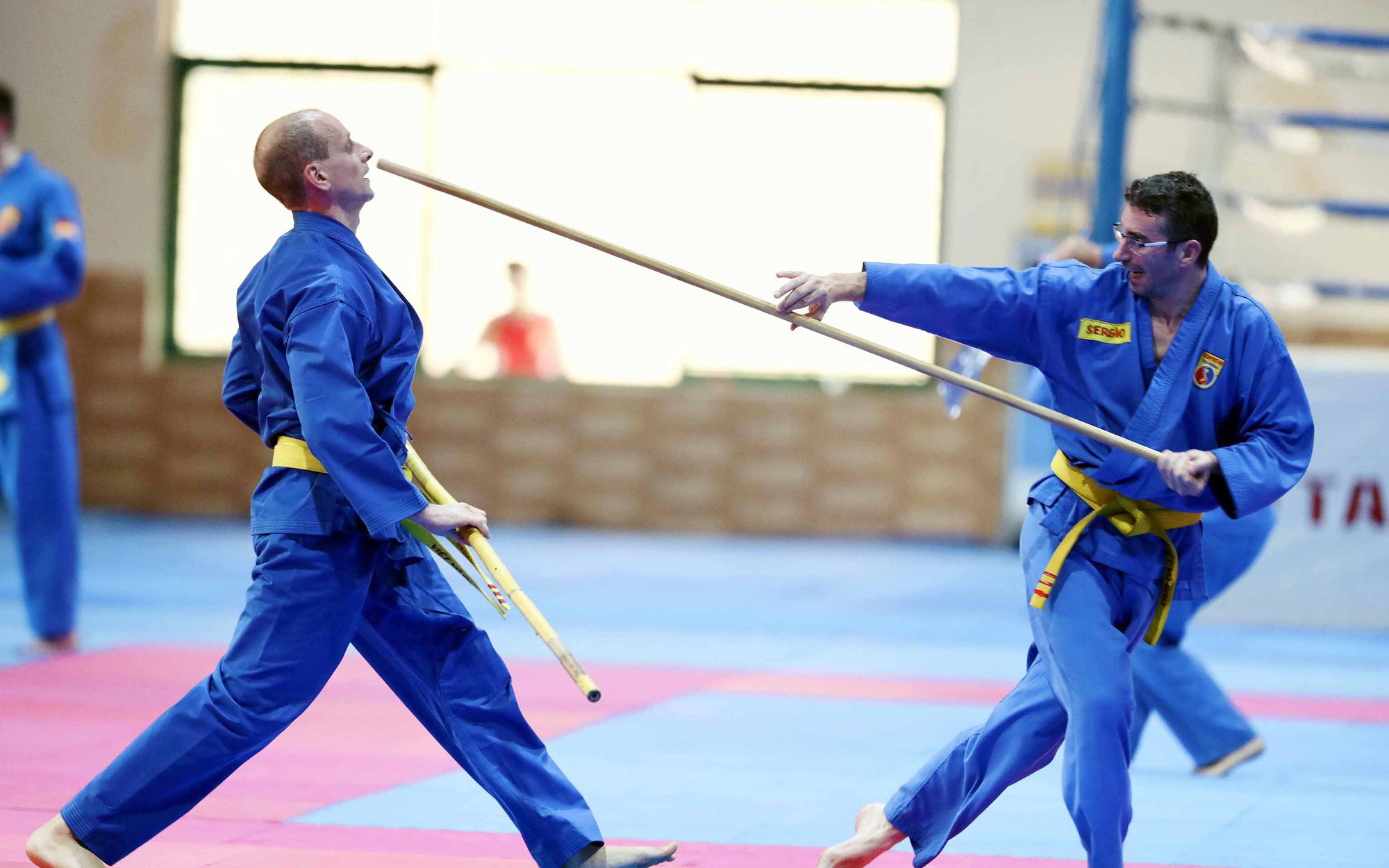 Việt Nam giành 5/10 HCV ở ngày đầu tiên Giải vô địch vovinam thế giới- Ảnh 10. Hạnh phúc khi đến với cội nguồn