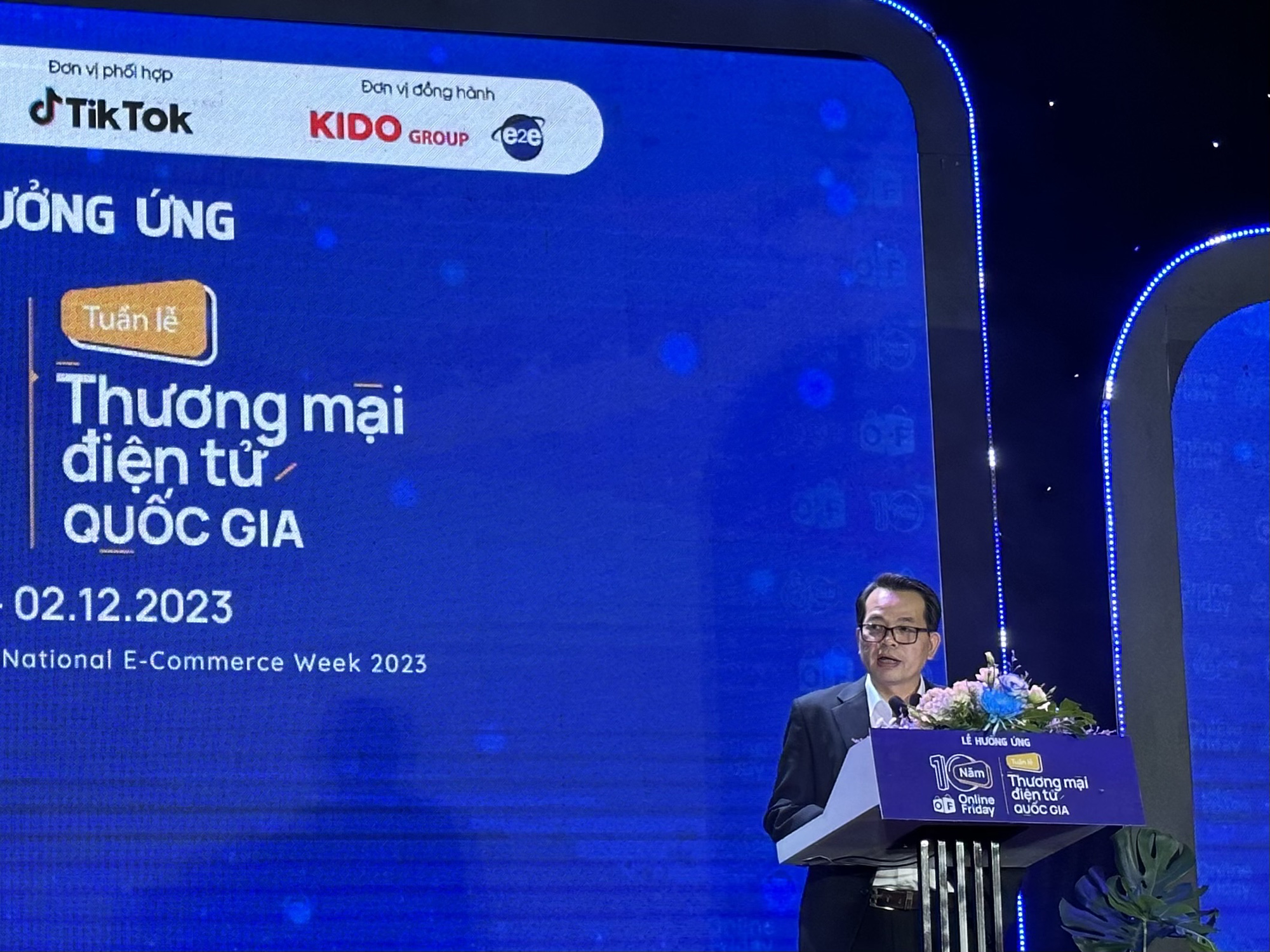 Online Friday 2023: Bảo vệ quyền lợi người tiêu dùng trên môi trường trực tuyến- Ảnh 2. Ông Nguyễn Thế Quang, phó cục trưởng Cục Thương mại điện tử và Kinh tế số - Ảnh: H.K.