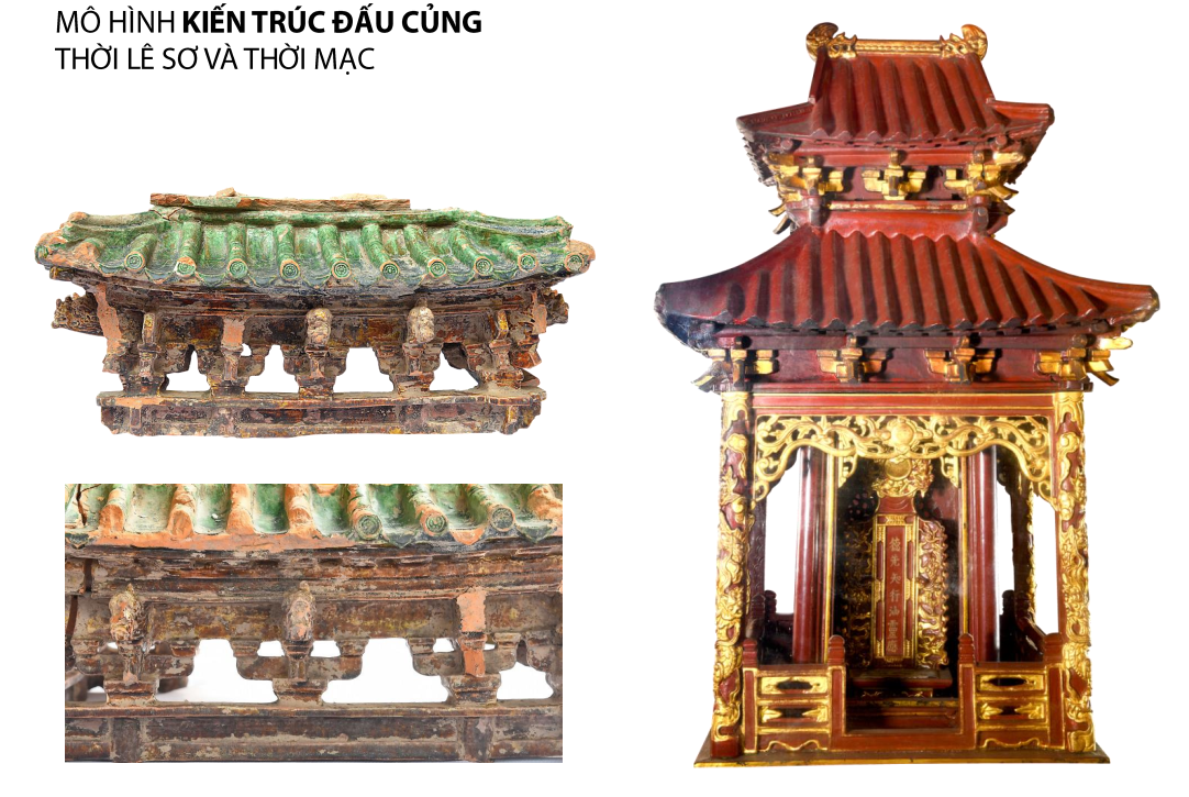 レ・ソー王朝とマック王朝の建築模型が発見された - 写真: Bui Minh Tri レ王朝とマック王朝初期の建築模型が発見された - 写真: Bui Minh Tri