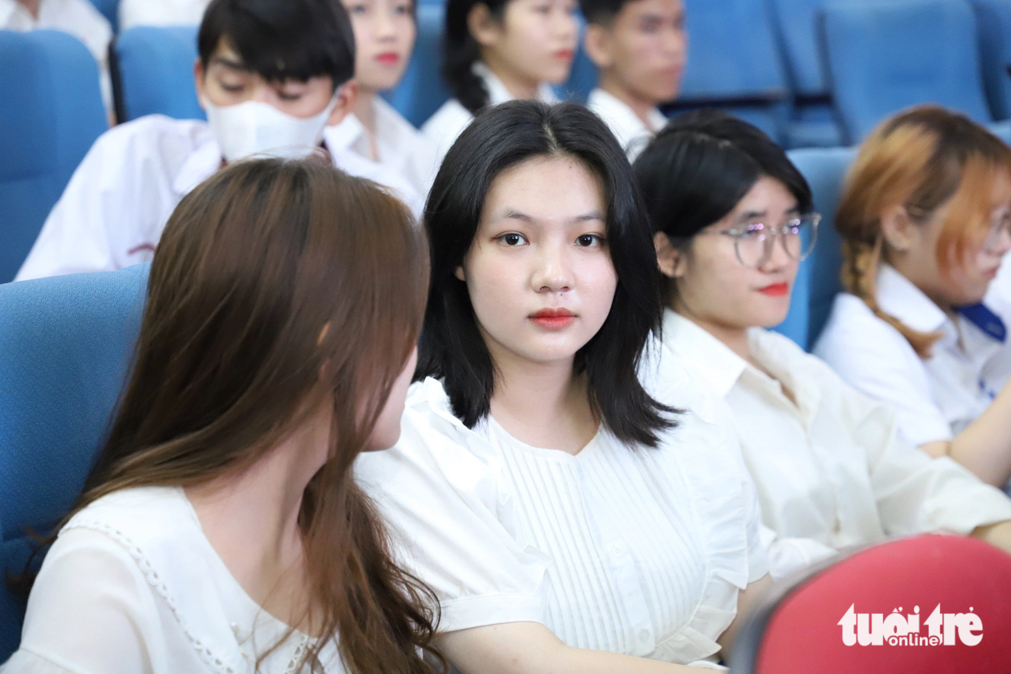 Sinh viên tham dự chương trình nhận học bổng Tiếp sức đến trường năm 2023 tại Tây Nguyên - Ảnh: TRUNG TÂN Sinh viên tham dự chương trình nhận học bổng Tiếp sức đến trường năm 2023 tại Tây Nguyên - Ảnh: TRUNG TÂN