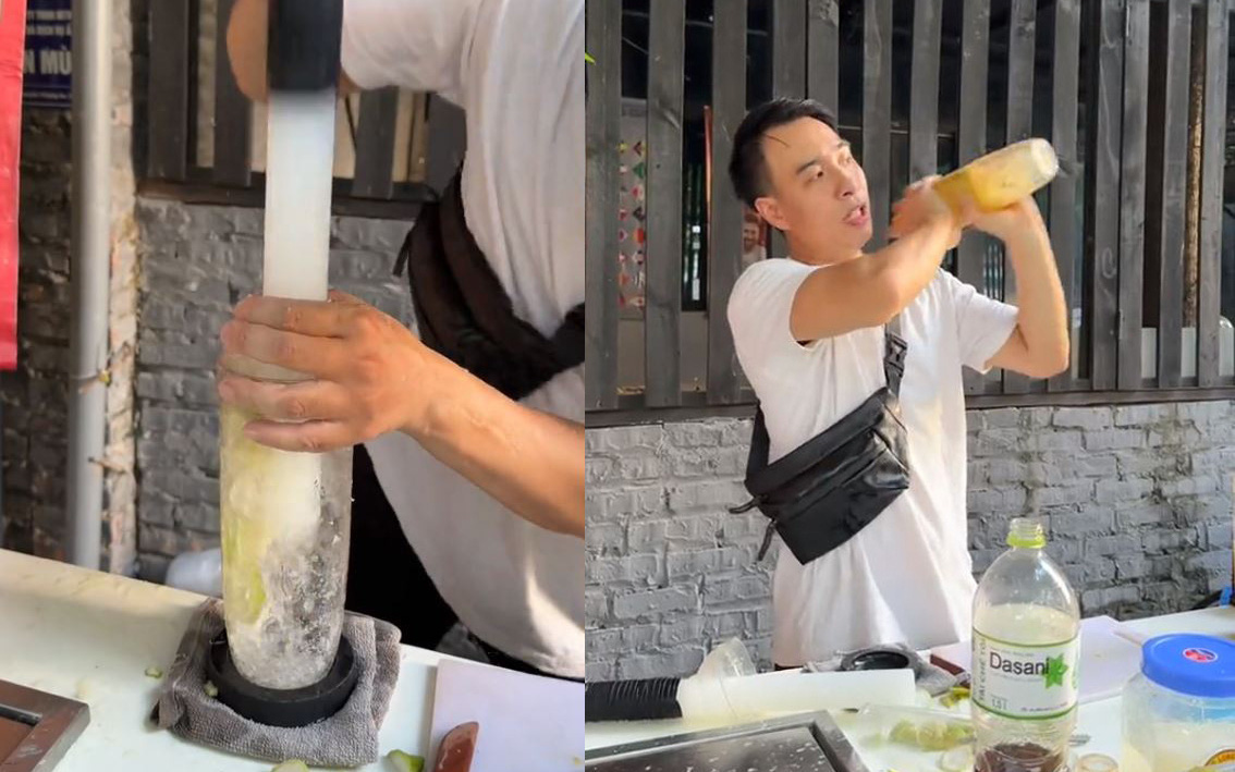 Món trà chanh giã tay ngấp nghé bước vào đường đua "hot trend"