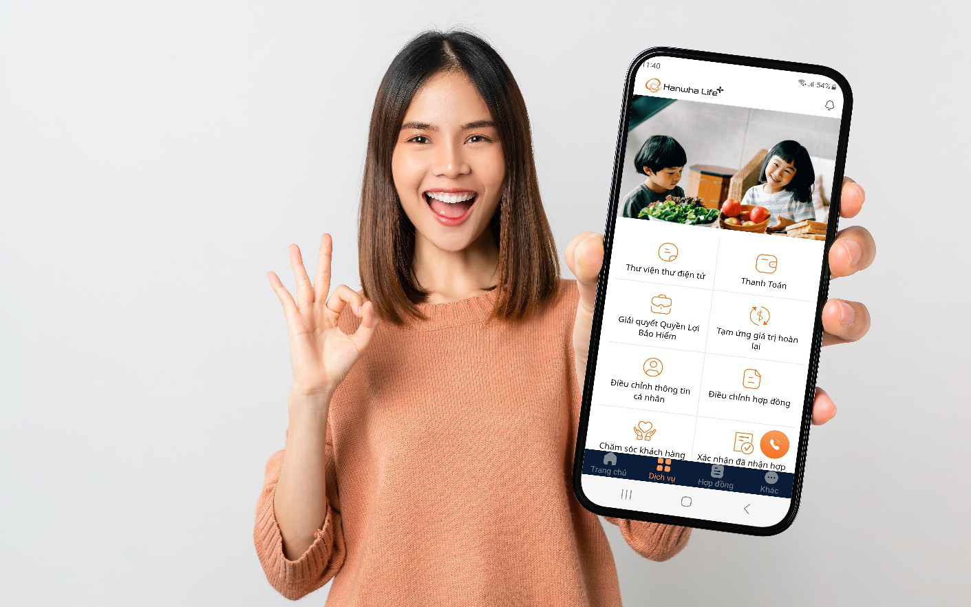 Hanwha Life Việt Nam tiếp tục vào top 500 doanh nghiệp lớn hàng đầu cả nước- Ảnh 3. Ra mắt ứng dụng Hanwha Life+, phiên bản nâng cấp nhiều tiện ích mới