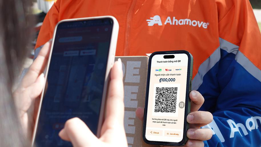 ZaloPay triển khai mã QR Đa Năng cho bác tài Ahamove- Ảnh 1. ZaloPay triển khai mã QR Đa Năng cho bác tài Ahamove- Ảnh 1.