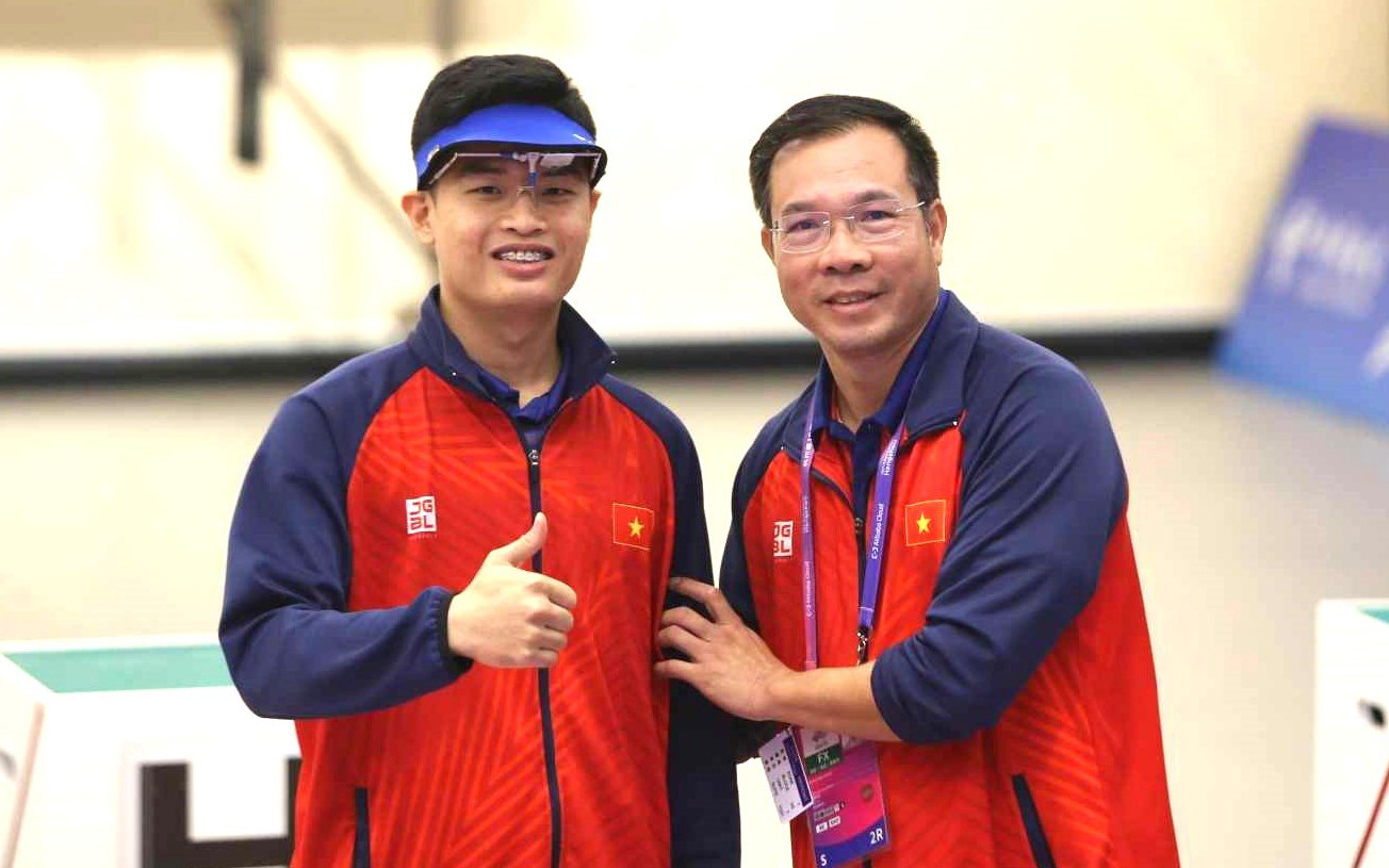 Xạ thủ Phạm Quang Huy, Trịnh Thu Vinh xuất sắc giành vàng châu Á- Ảnh 5. Nhà vô địch Olympic Hoàng Xuân Vinh rút khỏi đội tuyển bắn súng Việt Nam
