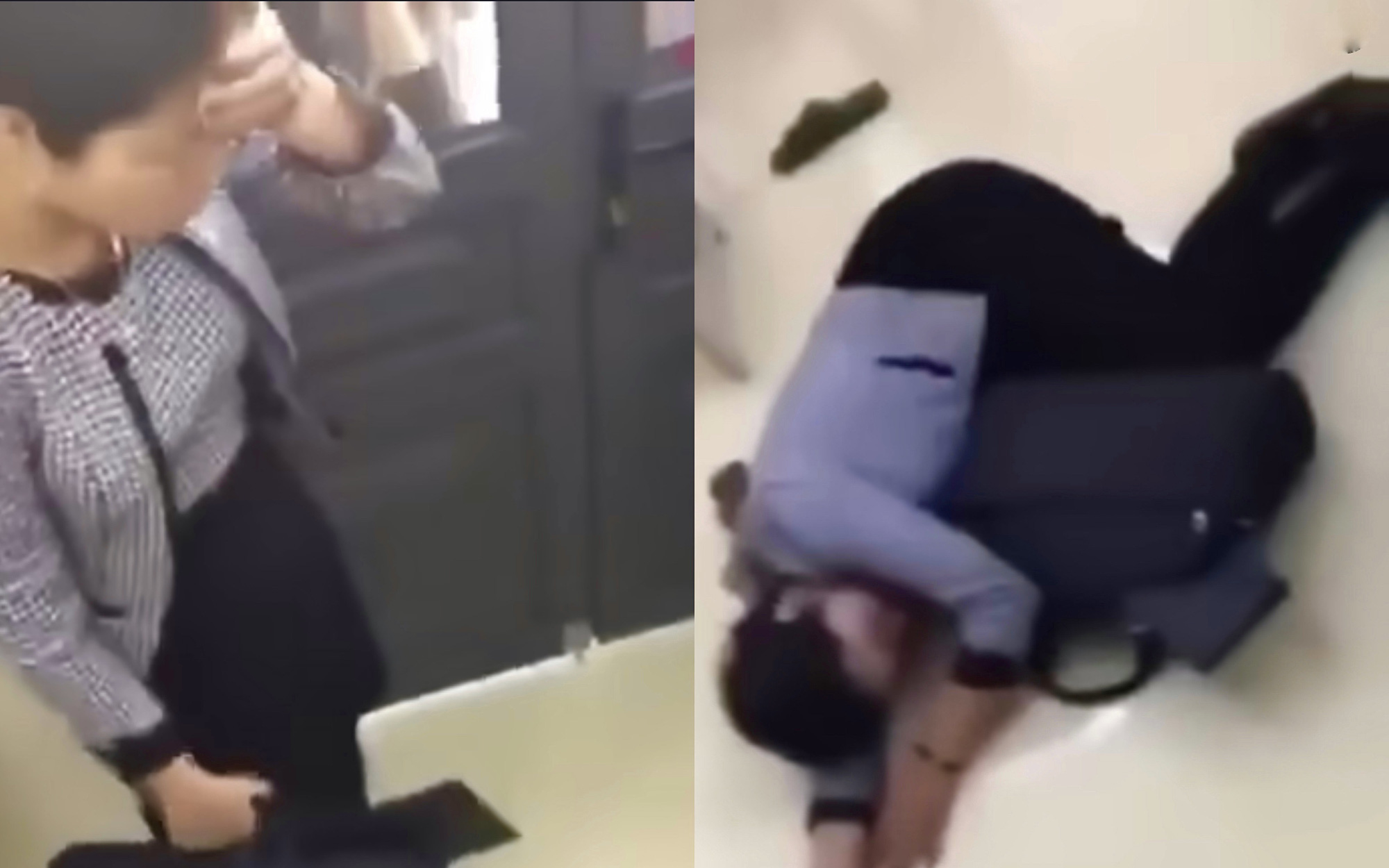 Phụ huynh lên mạng tố 'cô không niềm nở', cả phó hiệu trưởng và giáo viên bị đuổi việc?- Ảnh 4. Cô giáo bị nhóm học sinh dồn vào góc lớp, chửi bới, ném dép ngất xỉu