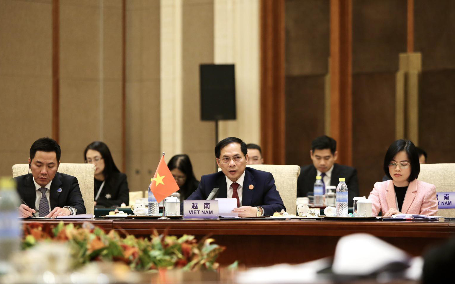 Việt Nam muốn đẩy mạnh hợp tác nguồn nước, dữ liệu thủy văn sông Mekong - Lan Thương- Ảnh 3. Việt Nam nêu 4 đề xuất cho hợp tác Trung Quốc và các nước Mekong