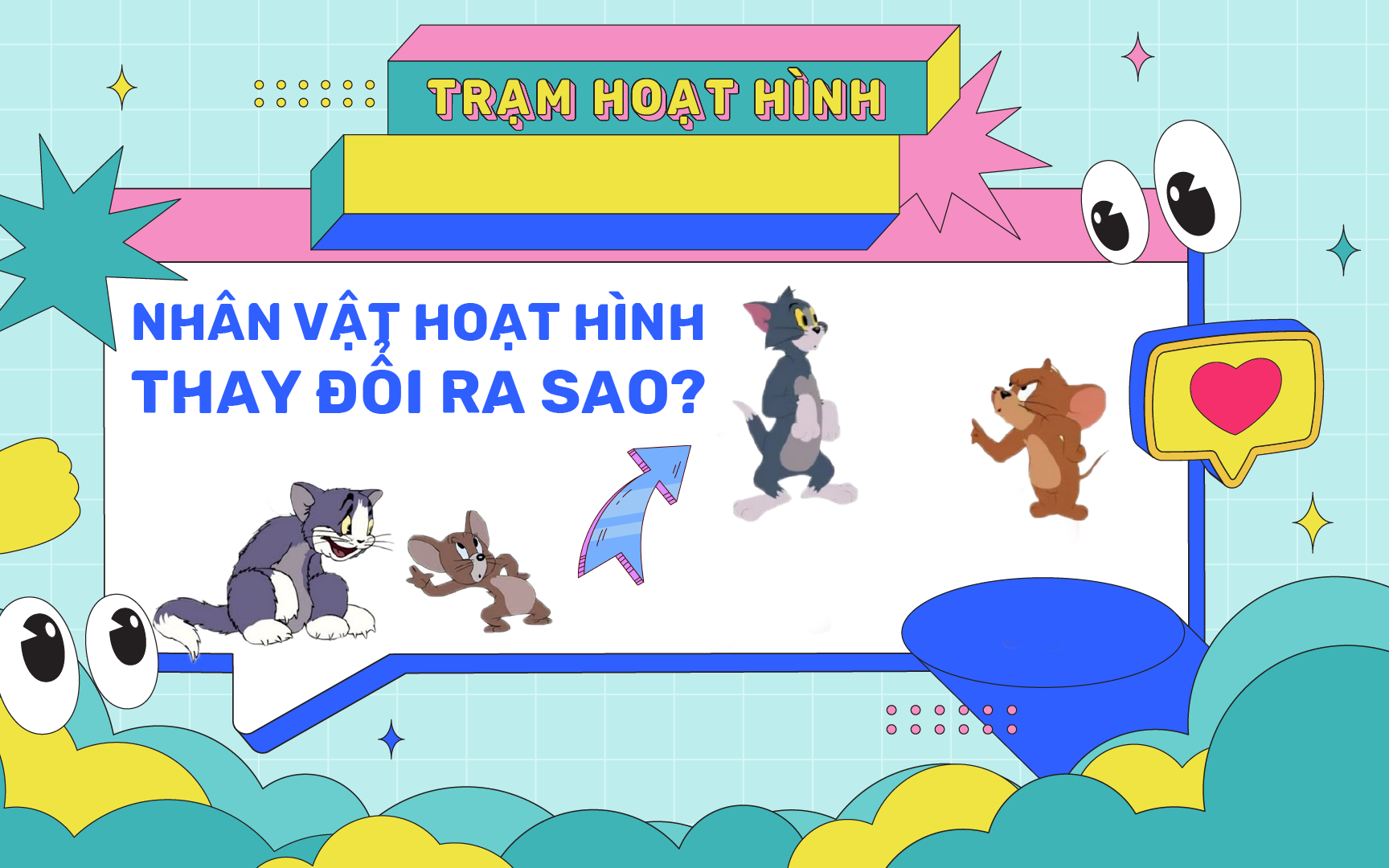 Những bộ phim hoạt hình "đình đám" đã thay đổi như thế nào theo thời gian?