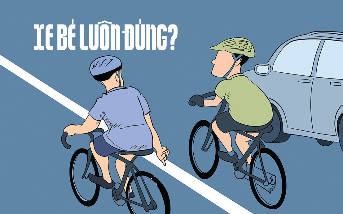 Cua rơ phong trào vượt đèn đỏ, dàn hàng ngang do đường rộng và vắng?- Ảnh 3. Đi xe đạp khỏi cần học luật?