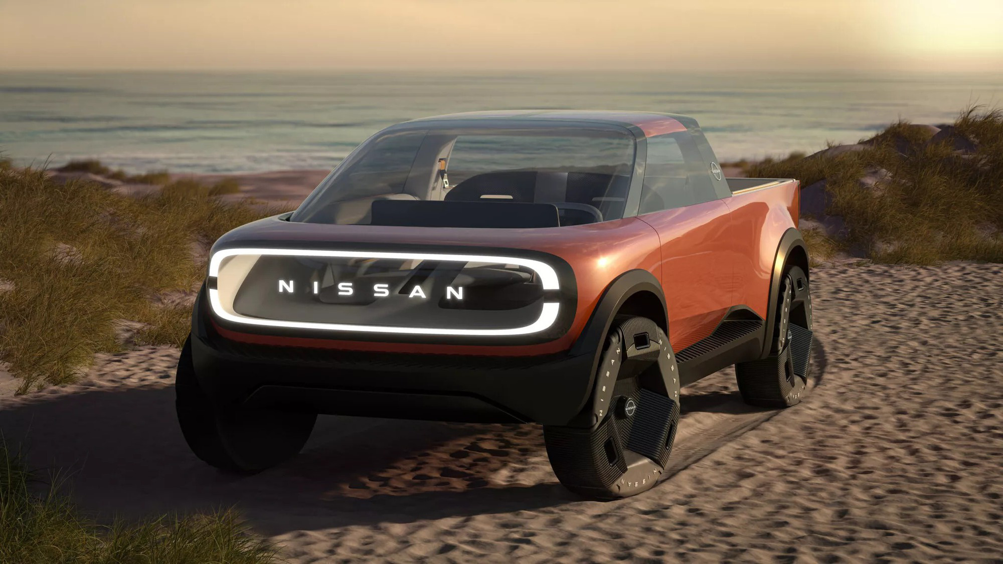 Xem trước bán tải điện Nissan đấu Ford Ranger: Nhiều chi tiết dễ bị lược bỏ khi bán ra - Ảnh 2.