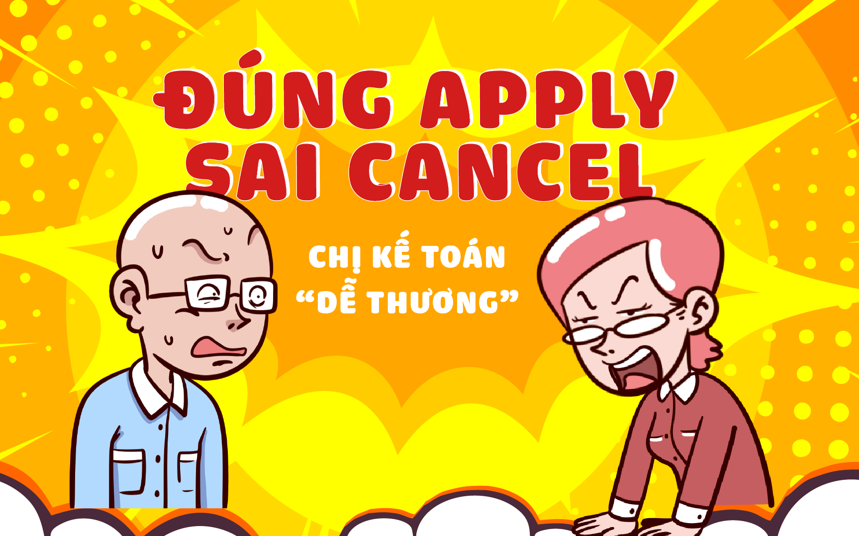 Chị kế toán tuyển dụng với phương châm "đúng apply sai cancel"