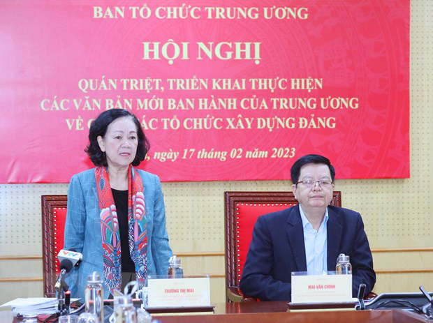 Trưởng Ban Tổ chức Trung ương: Một số cán bộ đạt phiếu tín nhiệm cao nhưng sau đó lại vi phạm - Ảnh 1.