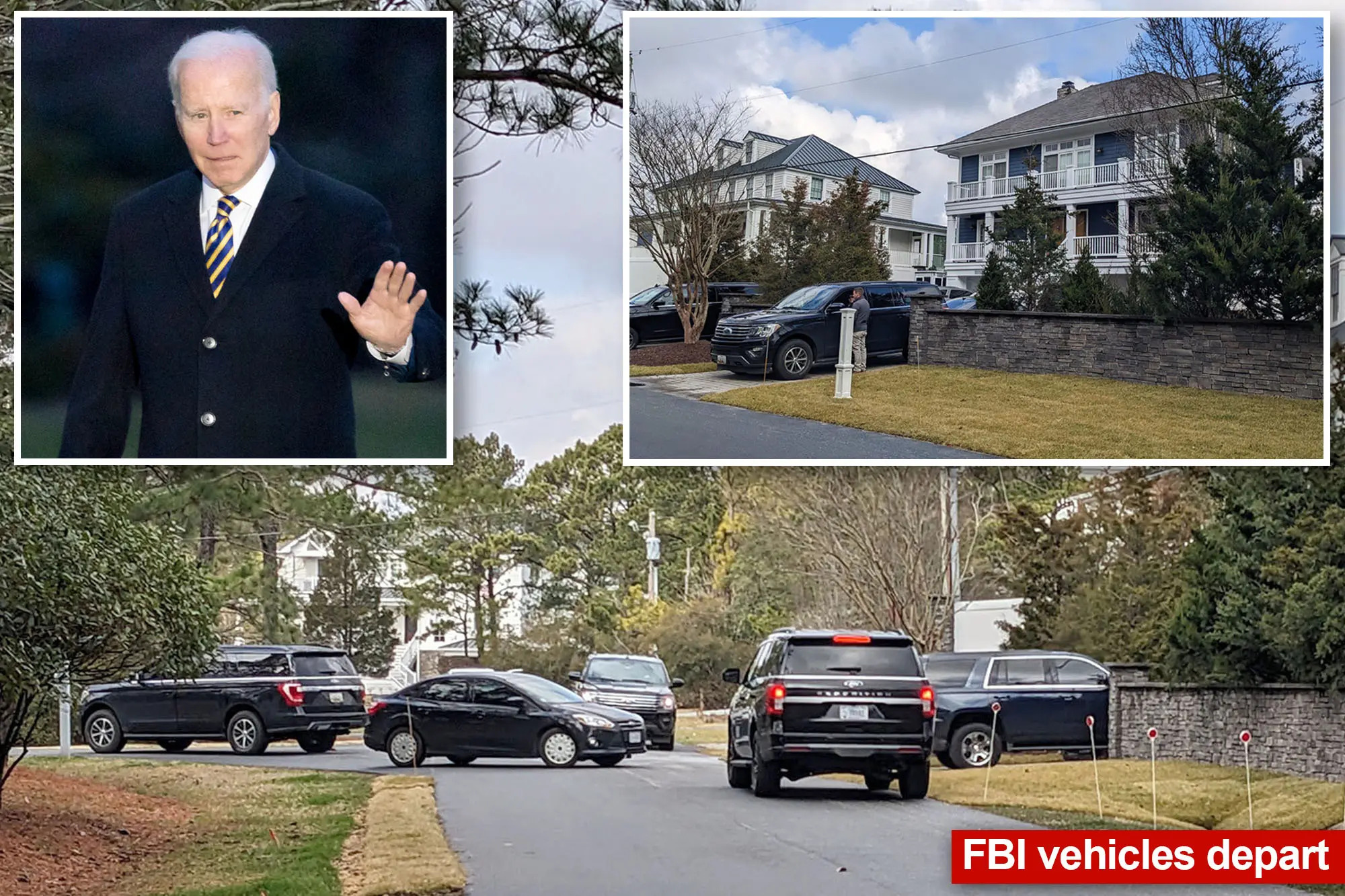 Overview of the FBI's search of Mr. Biden's house for secret documents - Photo 1.