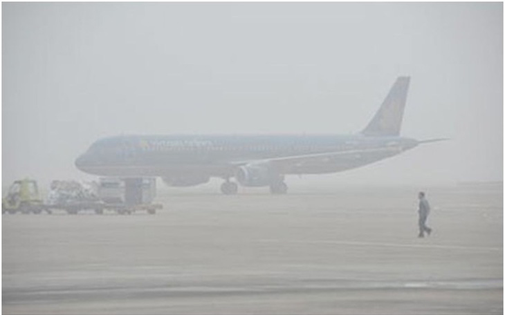 Các chuyến bay đi, đến sân bay Thọ Xuân phải hủy vì sương mù