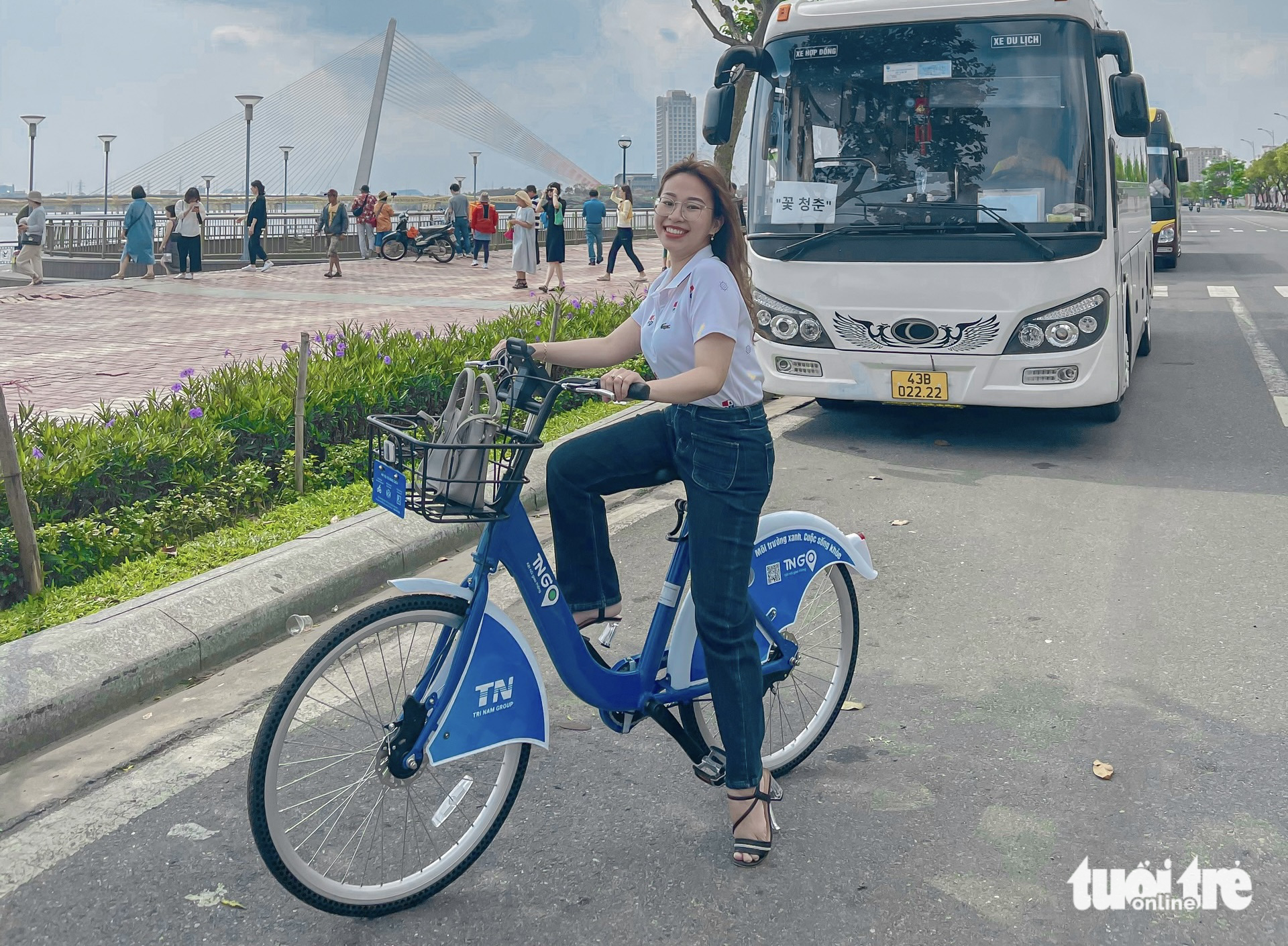 Đà Nẵng đặt 61 trạm xe đạp công cộng khắp thành phố cho khách thuê - Ảnh 1.