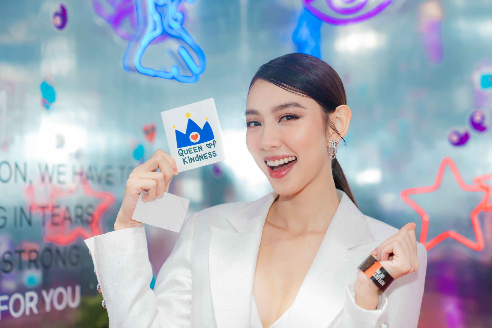 Hoa hậu Nguyễn Thúc Thùy Tiên dự sự kiện Reflection of me ngày 16-3-2023 ở Jakarta - Ảnh: Netflix Hoa hậu Nguyễn Thúc Thùy Tiên dự sự kiện Reflections of me - Ảnh: BTC