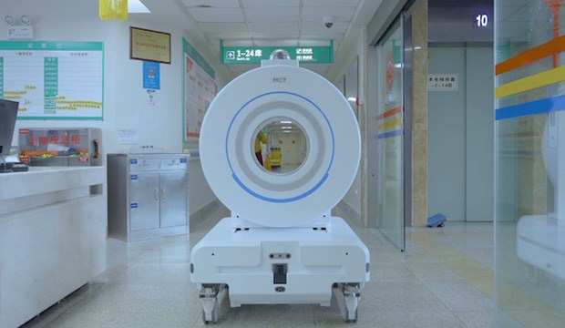Máy chụp CT tự động 'đi' tận giường bệnh nhân