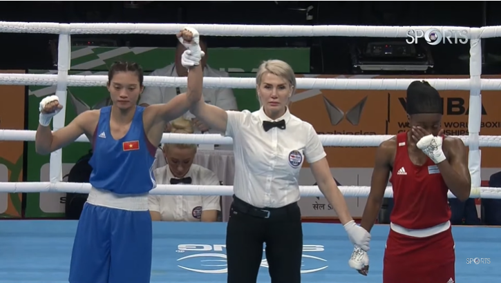 Nguyễn Thị Tâm vào bán kết Giải boxing nữ vô địch thế giới 2023 - Ảnh 1.