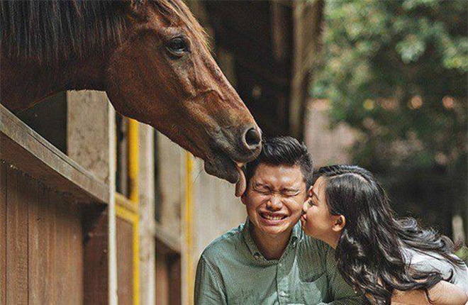 Những vị khách không mời mà nhào vô ảnh cưới - Ảnh 7. Những vị khách không mời mà nhào vô ảnh cưới - Ảnh 7.