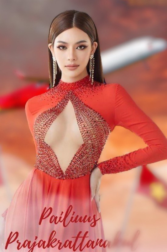 Hoa hậu Hòa bình cấp tỉnh Thái Lan khiến dân mạng khẩu chiến vì mặc áo dài hở hang - Ảnh 4.