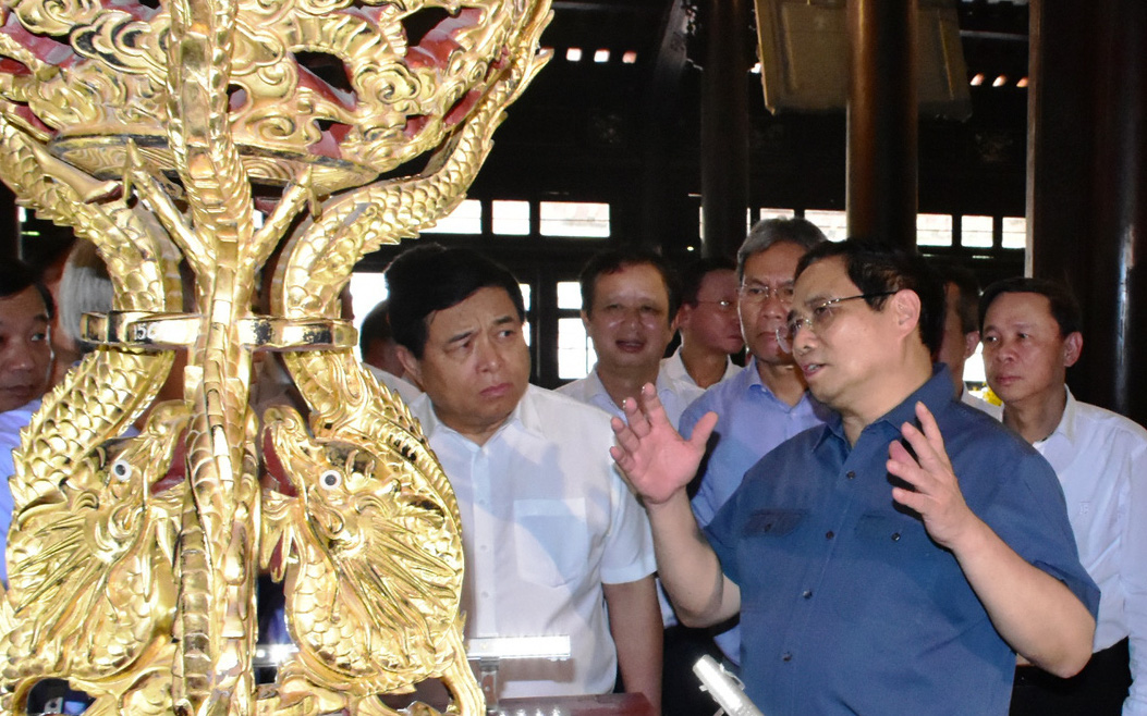 Điện Long An đang là nơi trưng bày nhiều nhất cổ vật triều Nguyễn