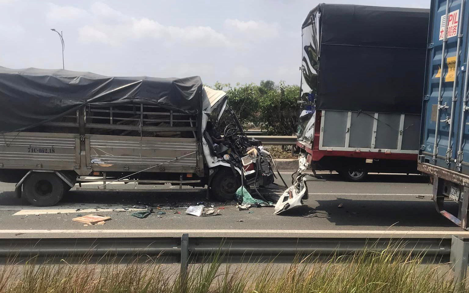 Hai tai nạn gần nhau, cao tốc Long Thành - Dầu Giây kẹt xe nhiều cây số